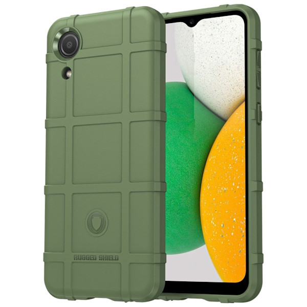 Rugged Shield Etui Samsung Galaxy A03 Core - Grøn Green