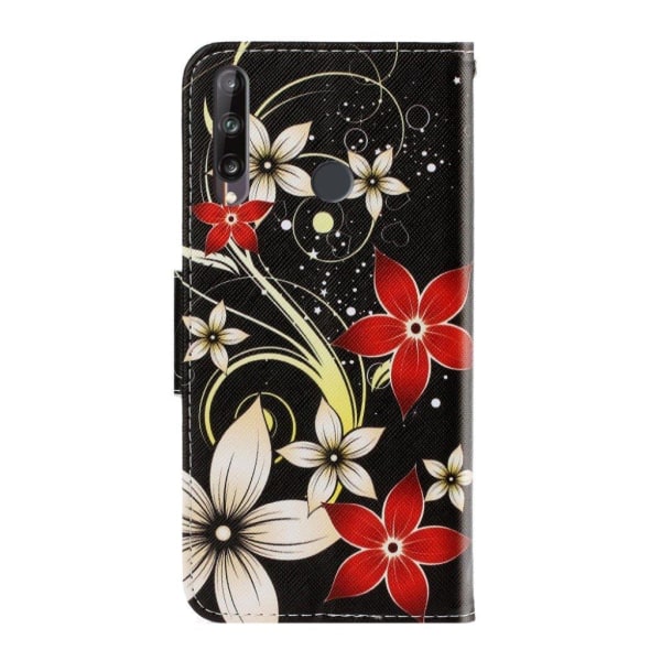 Wonderland Huawei P40 Lite E flip etui - Smukke Blomster Multicolor
