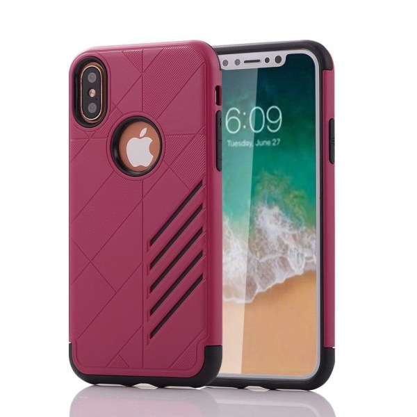 iPhone X design suojakuori - Rose Pink