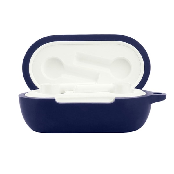 OnePlus Buds Z2 silikonikotelo soljella - Tummansininen Blue