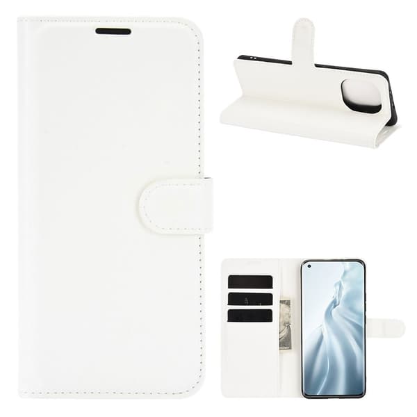 Classic Xiaomi Mi 11 Flip Etui - Hvid White