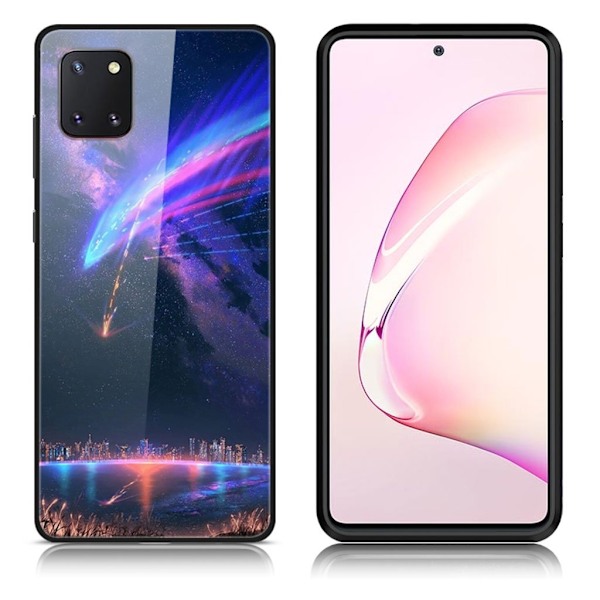 Fantasy Samsung Galaxy Note 10 Lite skal - Meteorit Från Stad multifärg