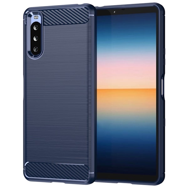 Carbon Flex Etui Sony Xperia 10 III Lite / 10 Iii - Blå Blue