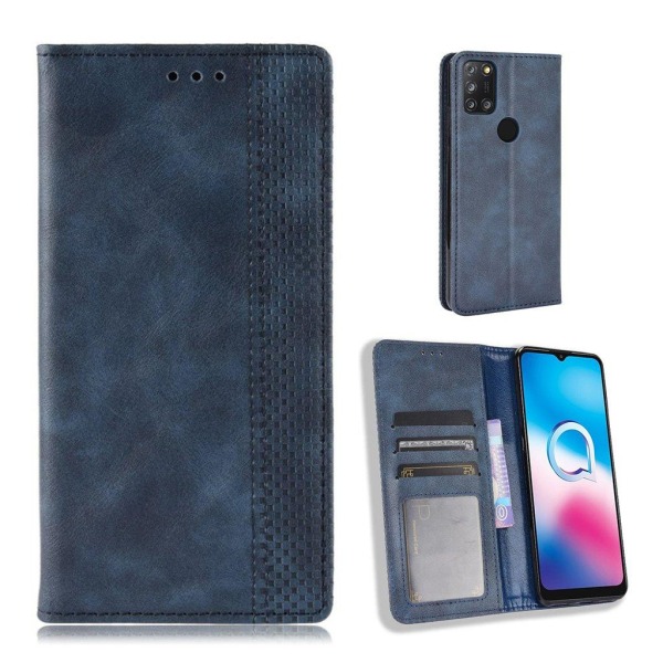 Bofink Vintage Alcatel 3X (2020) leather case - Blue Blue