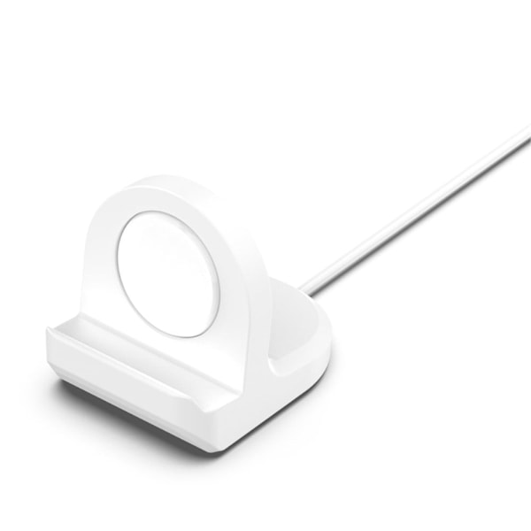 Google Pixel Watch laddningsbas i silikon - Vit Vit