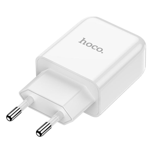 HOCO N2 Vigour enkelportsladdare (EU) - Vit Vit