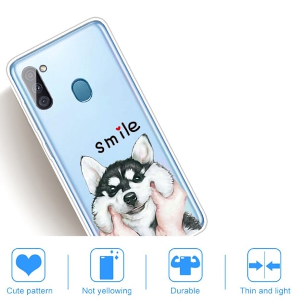 Deco Samsung Galaxy A11 skal - Hund multifärg