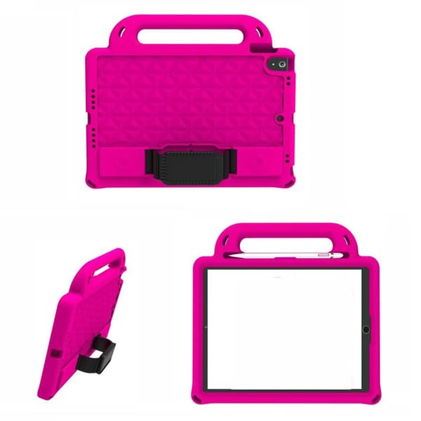 Rhombus støtsikkert etui for iPad Pro 11 tommer (2020) / 10.2 (2019) - Rose Pink