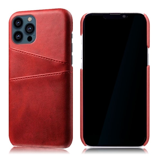 Dual Card iPhone 13 Pro deksel - Rød Red