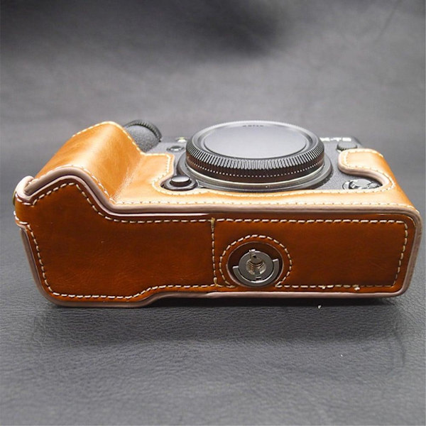 Fujifilm X-T5 læderbetræk - Brun Brown