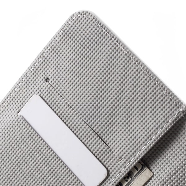 Moberg Samsung Galaxy S6 Læder Etui Med Kortholder - 2 Søde Farvet ugler Multicolor