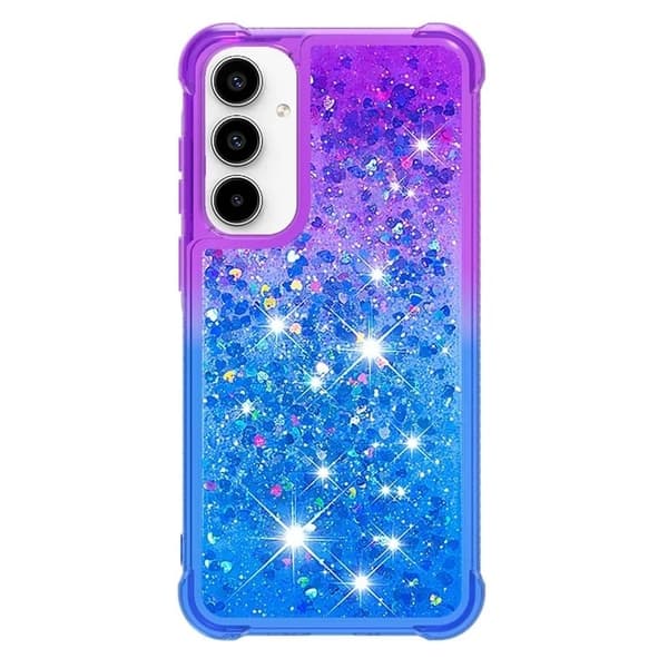 Princess Samsung Galaxy A36 deksel - Lilla + Himmelblå Purple