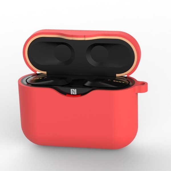 Sony WF-1000XM3 holdbar silikone etui - Rød Red