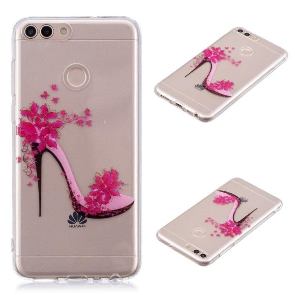 Deco Huawei P Smart cover - Rose High Heel Pink