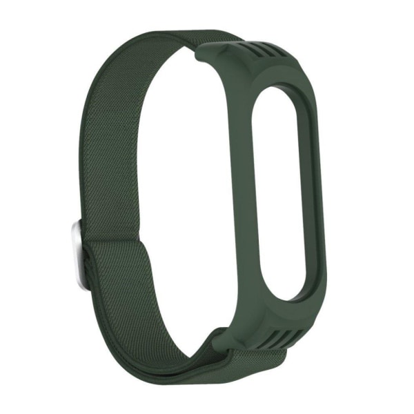 Xiaomi Mi Smart Band 6 / 5 nailon kellonauha - Armeijan Vihreä Green