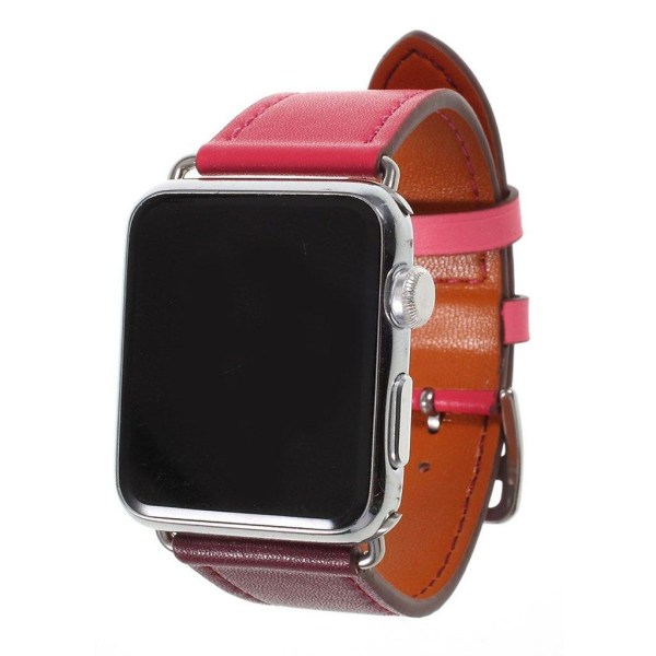 Apple Watch Series 4 40mm Kaksisävyinen aito nahkainen kellon va Multicolor