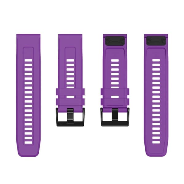 Garmin Fenix 7X silikonikellon hihna - Violetti Purple