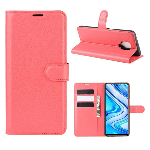 Classic Xiaomi Redmi Note 9 Pro / Note 9S / 9 Pro Max kotelot - Punainen Red