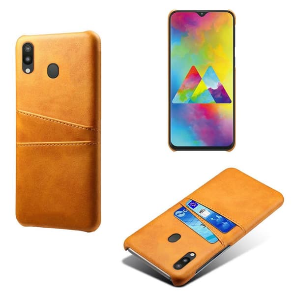 Dual Card Samsung Galaxy M20 cover - Orange Orange