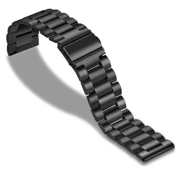 18mm Universal titanium steel watch strap - Black Svart