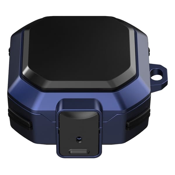 Samsung Galaxy Buds2 / Buds Pro / Buds Live ladeveske med spenne - Blå Blue