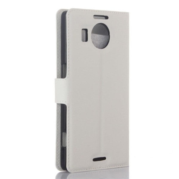Jensen Microsoft Lumia 950 Xl Nahkakotelo Standillä - Valkoinen White