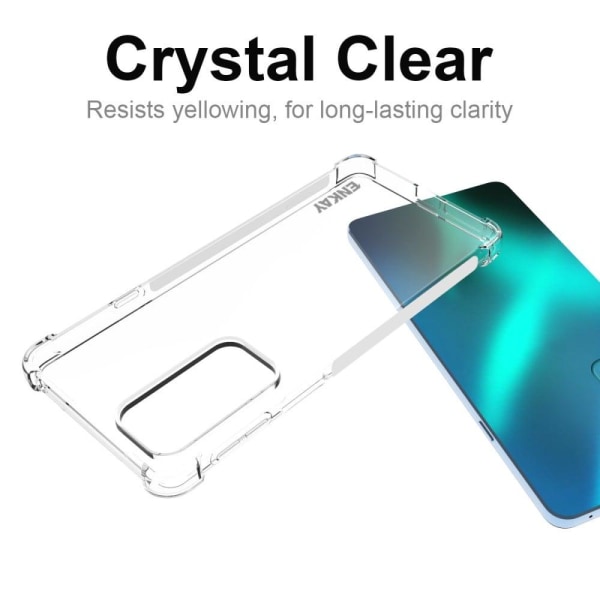 ENKAY clear drop-proof case for Motorola Edge 20 Transparent