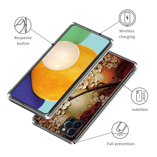 Deco iPhone 16 Pro cover - Blomst Brown