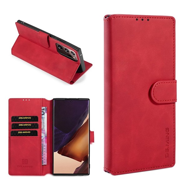 DG.Ming Samsung Galaxy Note 20 Ultra Retro Etui - Rød Red