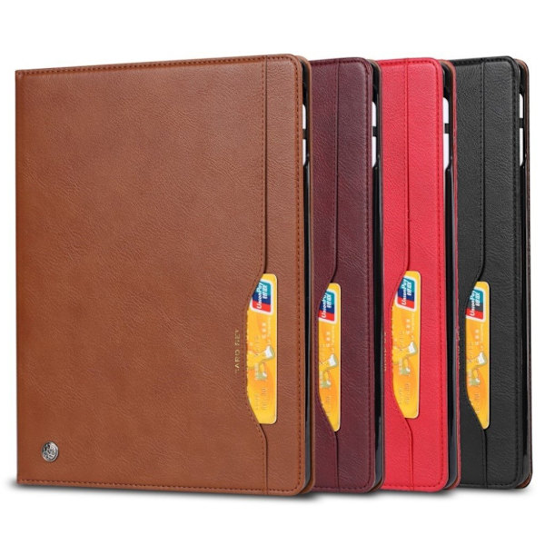 iPad Air (2020) holdbar læder flip etui - sort Black