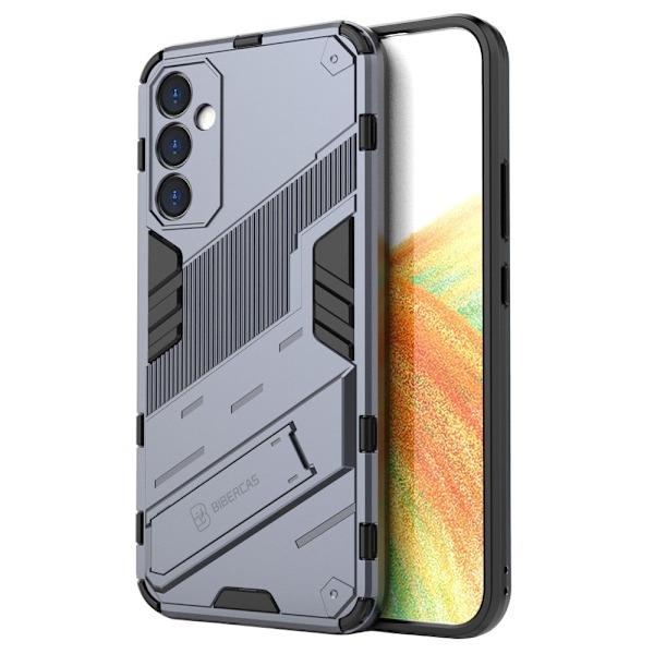 Shockproof Hybrid Skal med A Modern Touch till Samsung Galaxy A34 5G - Mörkblå Blå