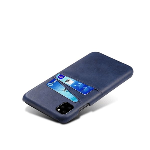 iPhone 11 Pro Max skal med korthållare - Blå Blå
