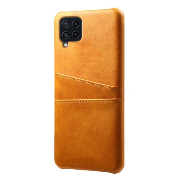 Dual Card Suojakotelo Samsung Galaxy M22 / M32 / F22 - Oranssi Orange