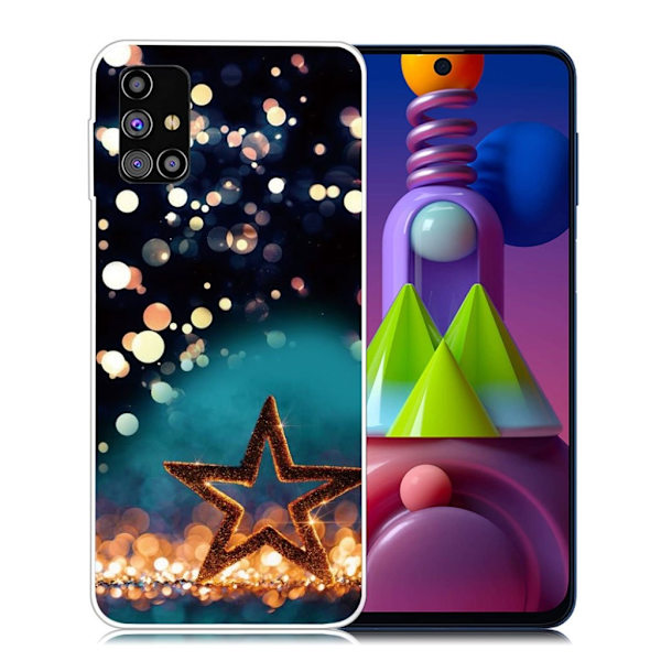 Deco Samsung Galaxy M51 Etui - Stjerne Multicolor
