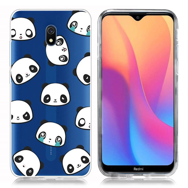 Deco Xiaomi Redmi 8A cover - Pandaer White