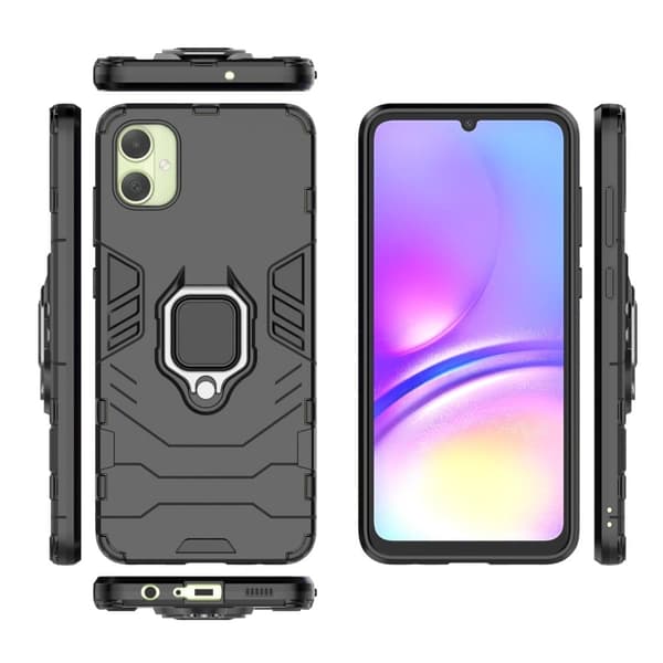 Iskunkestävä Samsung Galaxy A05 Panther-kuoret - Musta Black