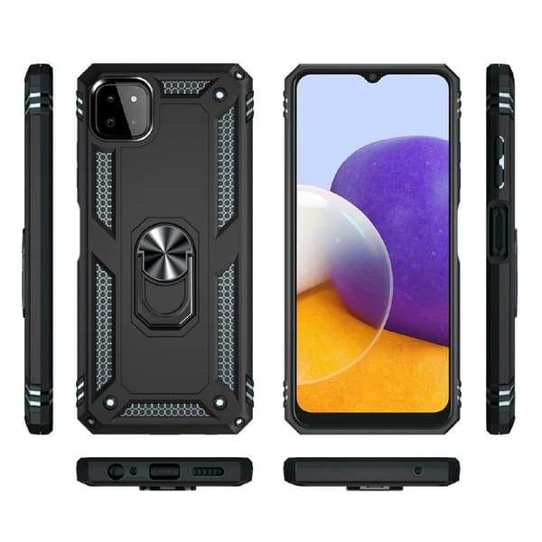 Bofink Combat Samsung Galaxy A22 5G Etui - Svart Black