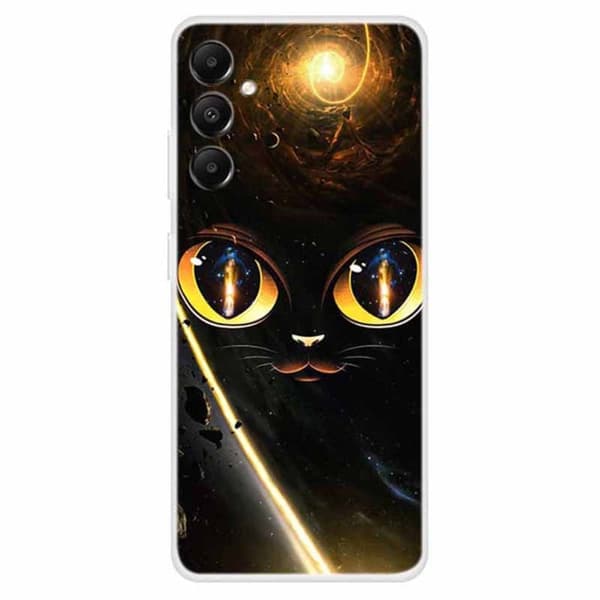 Imagine Samsung Galaxy A05s deksel - Katteøyne Black