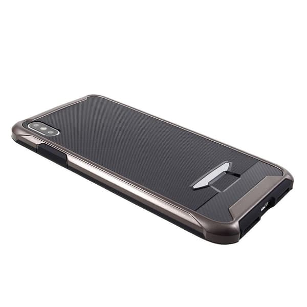 iPhone 9 Plus mobilskal silikon värmeavledande - Röd Silvergrå