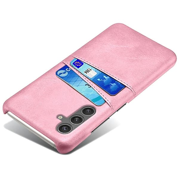 Dual Card Samsung Galaxy S25 kotelot - Ruusukulta Pink