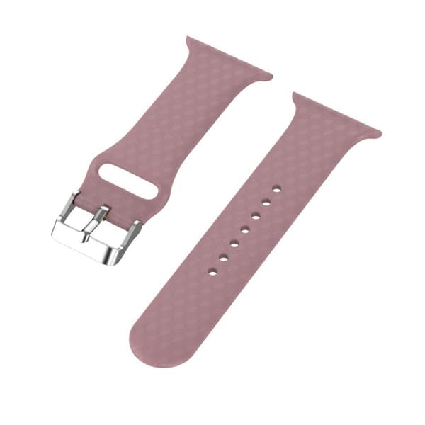 Apple Watch Series 5 44mm 3D strassarmband i silikon - Lila Lila