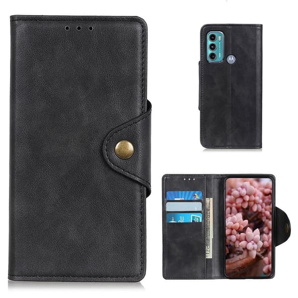 Alpha Motorola Moto G40 Fusion / G60 Flip etui - Sort Black