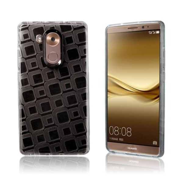 Valdemar TPU-skal med Rutnät för Huawei Mate 8 - Transparent Transparent