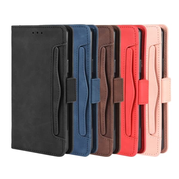 Moderne Sony Xperia 10 II læderetui med pung - Sort Black