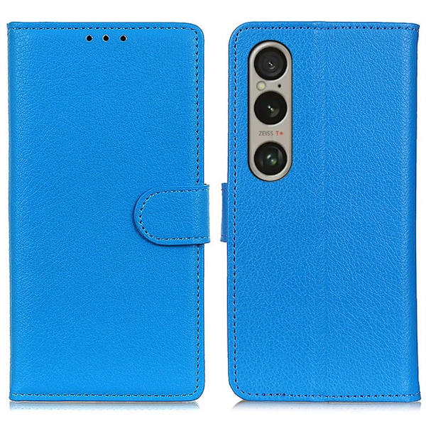 Classic Sony Xperia 1 VI flip etui - Blå Blue
