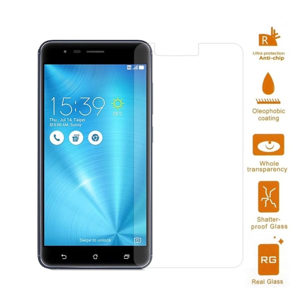Asus Zenfone Zoom S (ZE553KL) temperoitu suojalasi näytölle - Kirkas Transparent