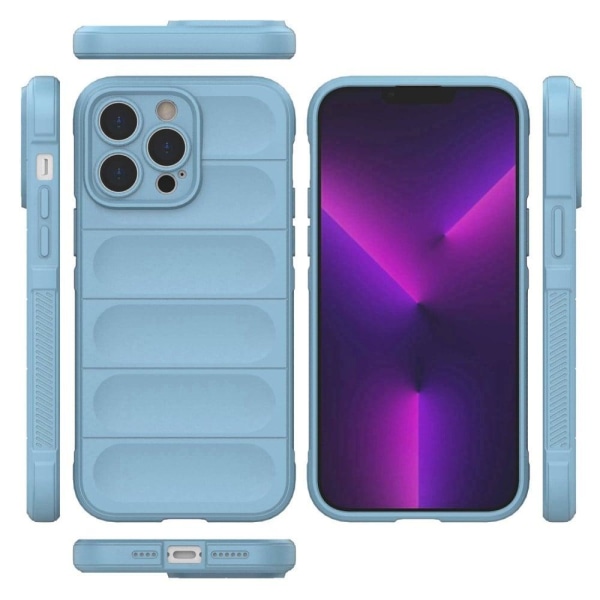 Blødt, grebsformet cover til iPhone 14 Pro - Baby Blue Blue