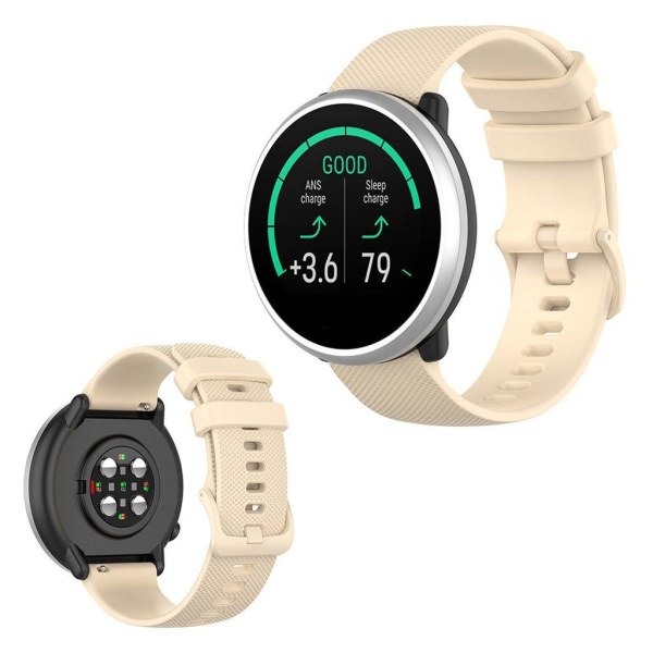 Polar Ignite / Garmin Vivomove 3 klockarmband i silikon - Beige Beige