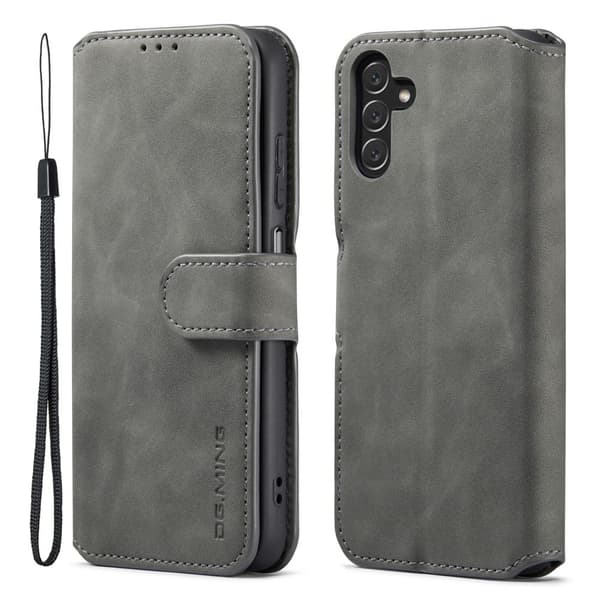DG.Ming Samsung Galaxy A13 5G Retro Suojakotelo - Harmaa Silver grey