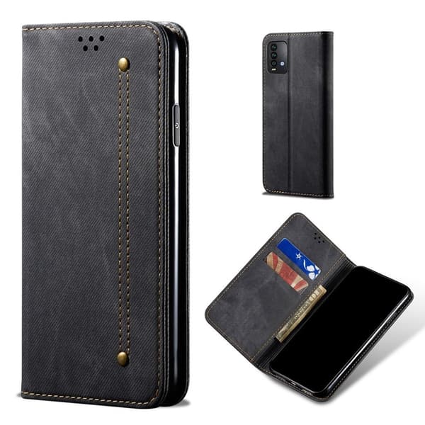 Jeans Xiaomi Redmi 9 Power Flippetui - Svart Black